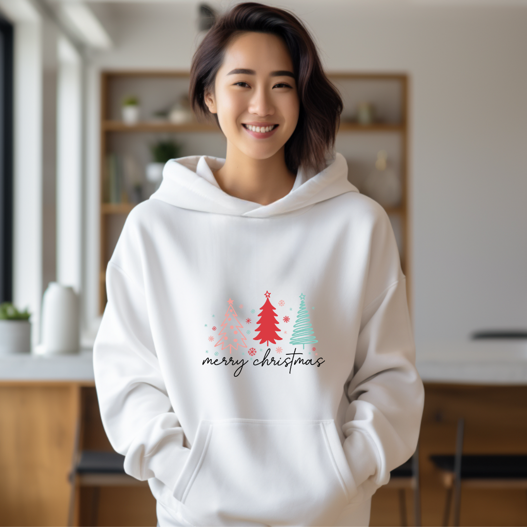 Women’s Hoodies - White Christmas