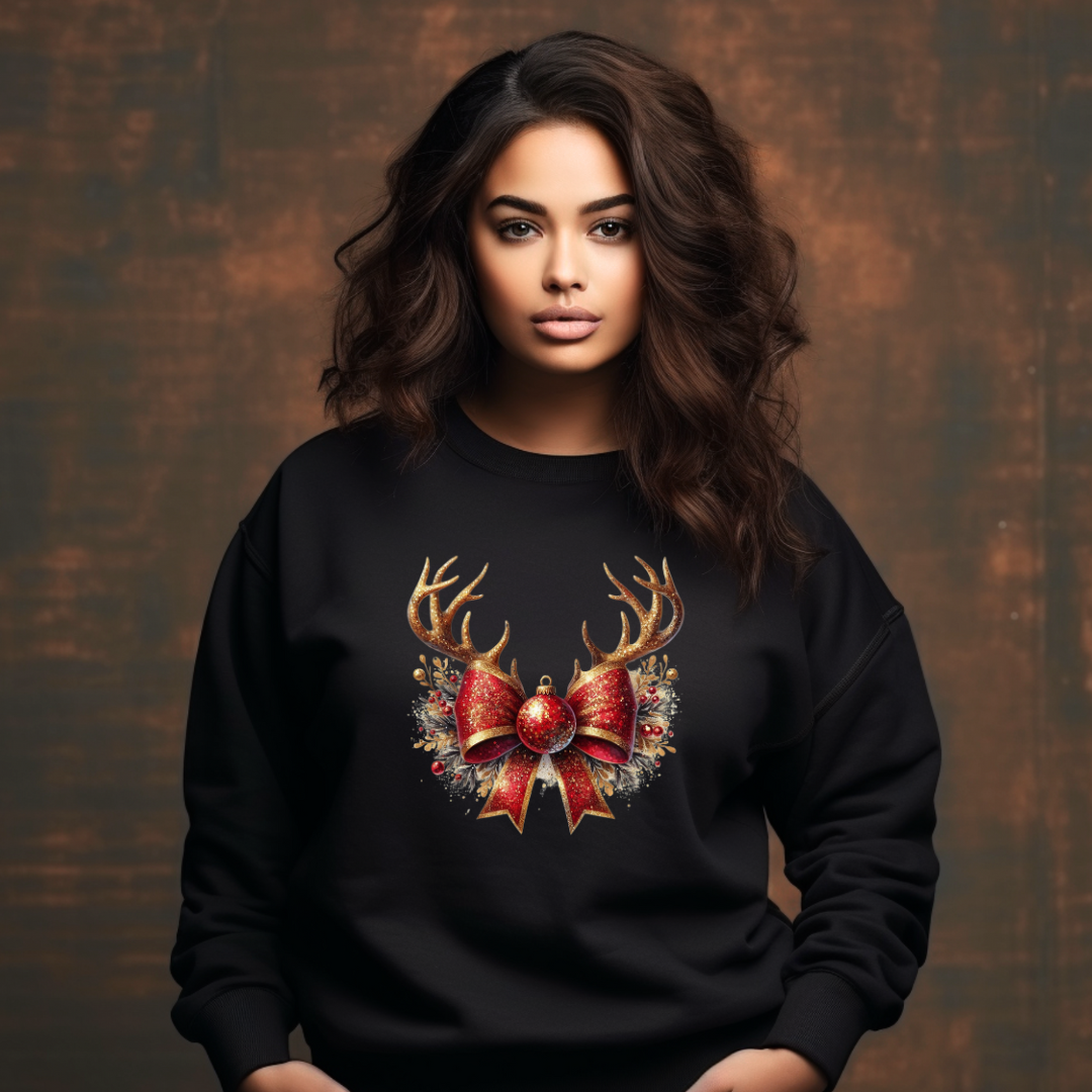 Long Sleeves Black Christmas sweatshirt