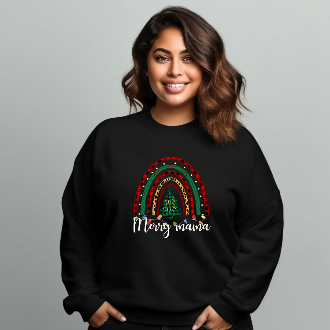 Long Sleeves Black Christmas sweatshirt